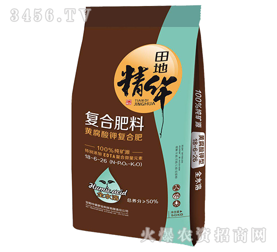 黃腐酸鉀復合肥料18-6-26-田地精華-中盛肥業(yè)