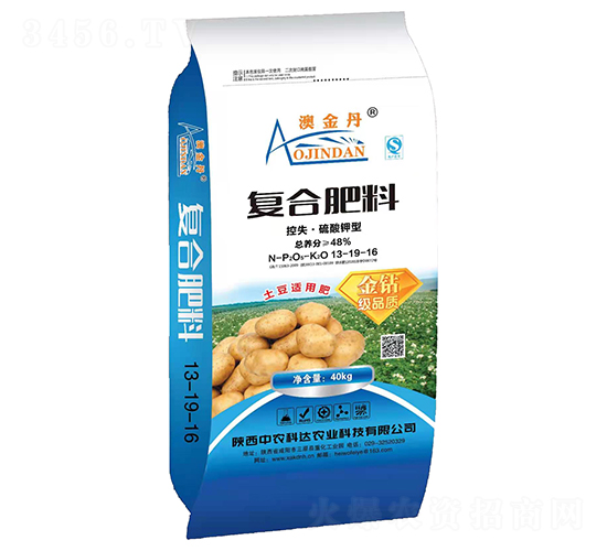 土豆適用復(fù)合肥料13-19-16-澳金丹-科達(dá)農(nóng)化