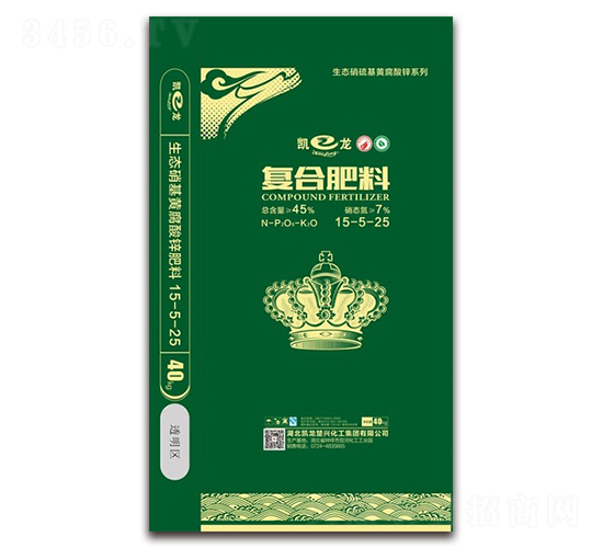 生態(tài)硝硫基黃腐酸鋅復(fù)合肥料25-5-25-凱龍化工