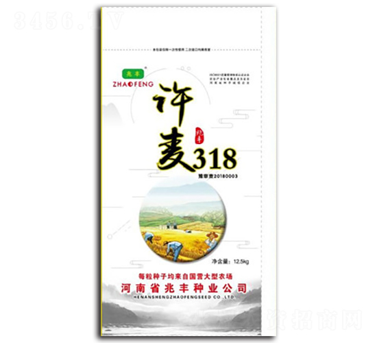 12.5kg許麥318-小麥種子-兆豐