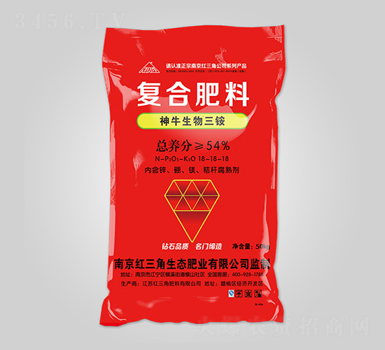 神牛生物三銨復(fù)合肥料-紅三角