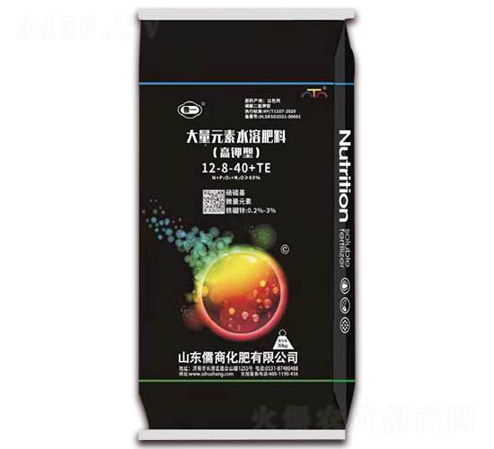 高鉀型大量元素水溶肥料12-8-40+TE-魯一-儒商