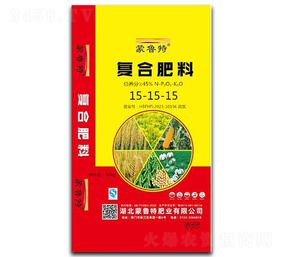 五谷用復合肥料15-15-15-蒙魯特-澳磷丹