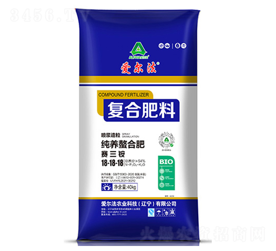 噴漿造粒復(fù)合肥料18-18-18-愛爾法