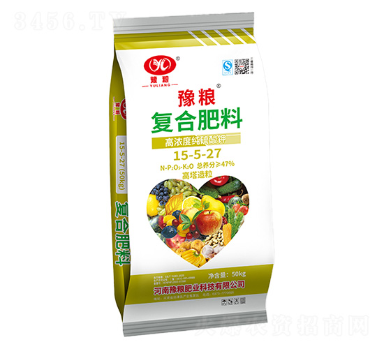 高濃度純硫酸鉀復(fù)合肥料15-5-27-豫糧肥業(yè)