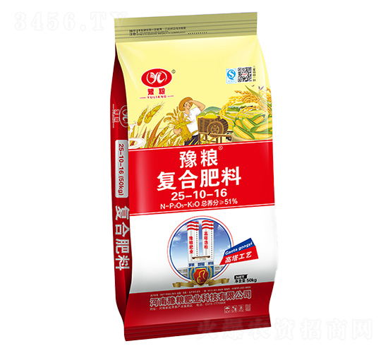 高塔小麥玉米復(fù)合肥料25-10-16-豫糧肥業(yè)