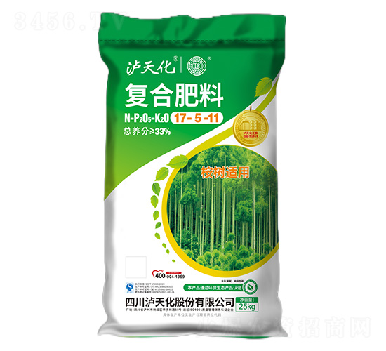 桉樹適用復合肥料17-5-11-工農(nóng)-瀘天化