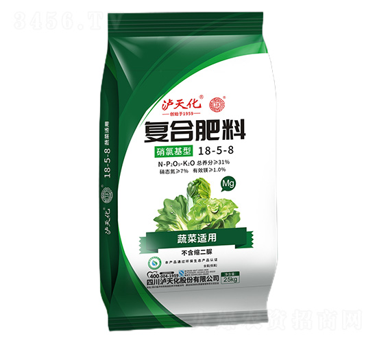 蔬菜適用復合肥料18-5-8-工農-瀘天化