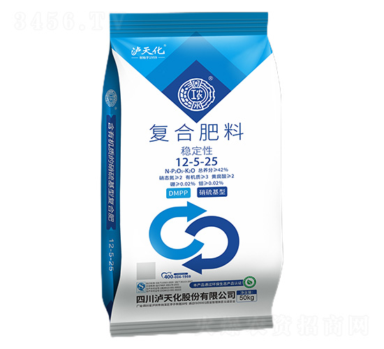 穩(wěn)定性復(fù)合肥料12-5-25-工農(nóng)-瀘天化