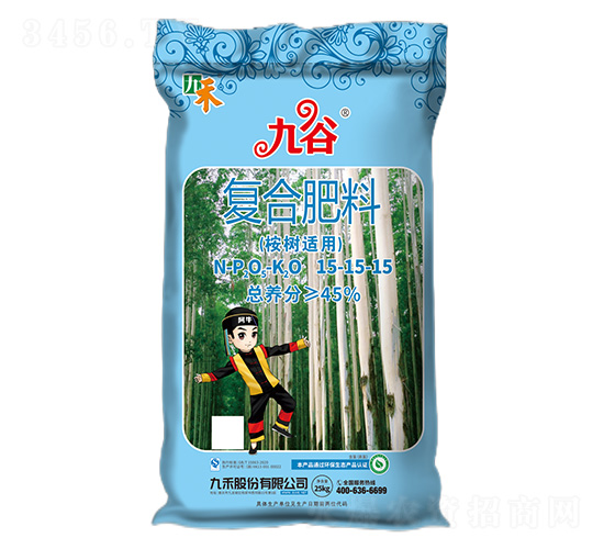 桉樹適用復合肥料15-15-15-九谷-九禾