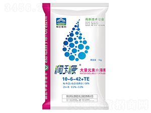 大量元素水溶肥料10-6-42+TE-潤天源-祥云化工